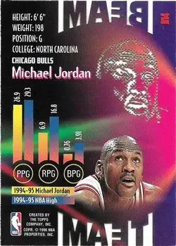 Back of Michael Jordan