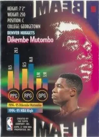 Dikembe Mutombo back