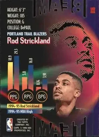 Rod Strickland back