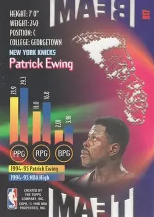 Patrick Ewing back