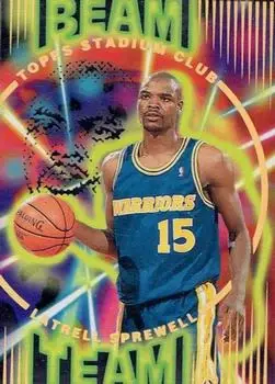 1995-96 Stadium Club #B18 Beam Team Latrell Sprewell