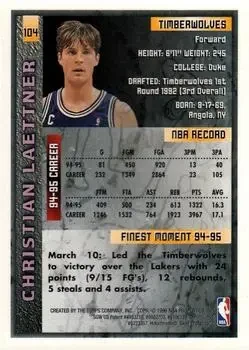 Back of Christian Laettner