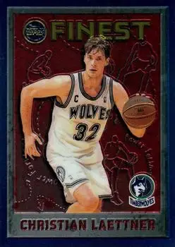 1995-96 Finest #104 - Christian Laettner - Minnesota Timberwolves - Front 1995-96 Finest #104 - Christian Laettner - Minnesota Timberwolves - Front