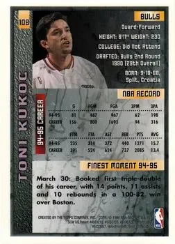 Back of Toni Kukoc