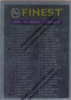 1995-96 Finest #111 - Card #111 - Front 1995-96 Finest #111 - Card #111 - Front