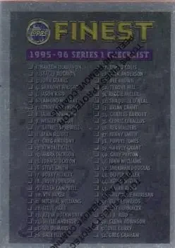 1995-96 Finest #111 Card #111