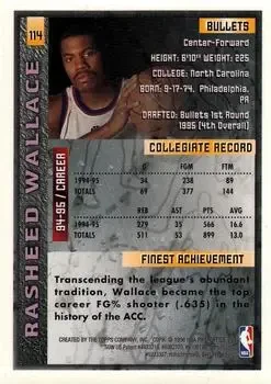 Back of Rasheed Wallace