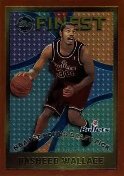 1995-96 Finest #114 Rasheed Wallace