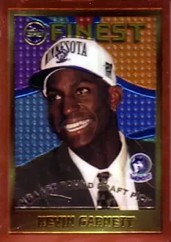 1995-96 Finest #115 Kevin Garnett