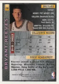 Back of Bryant Reeves