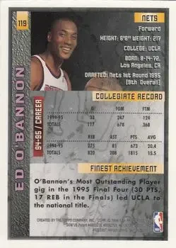 Back of Ed O'Bannon