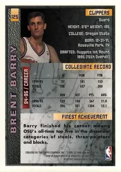 Back of Brent Barry
