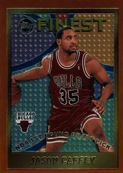 1995-96 Finest #130 - Jason Caffey - Chicago Bulls