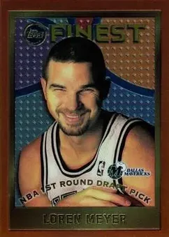 1995-96 Finest #134 - Loren Meyer - Dallas Mavericks