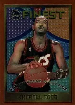 1995-96 Finest #136 - Sherell Ford - Seattle SuperSonics