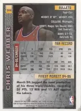 Chris Webber back