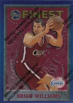 1995-96 Finest #147 - Bison Dele - Los Angeles Clippers - Front