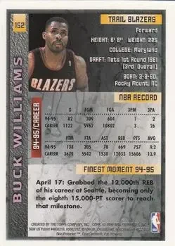 Back of Buck Williams