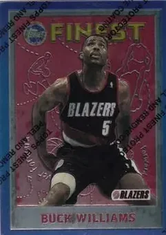 1995-96 Finest #152 - Buck Williams - Portland Trail Blazers