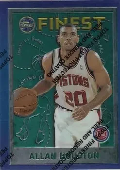 1995-96 Finest #153 Allan Houston