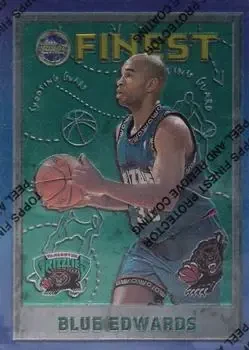 1995-96 Finest #158 Blue Edwards
