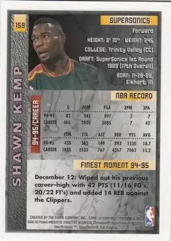 Back of Shawn Kemp