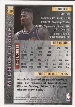 Back of Michael Cage