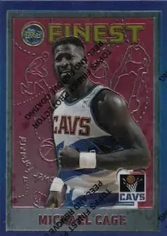 1995-96 Finest #160 - Michael Cage - Cleveland Cavaliers