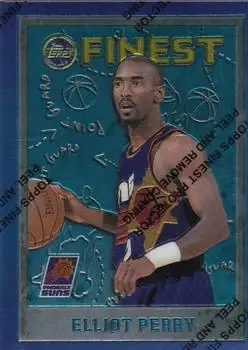1995-96 Finest #163 - Elliot Perry - Phoenix Suns - Front 1995-96 Finest #163 - Elliot Perry - Phoenix Suns - Front