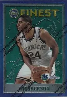 1995-96 Finest #164 - Jim Jackson - Dallas Mavericks