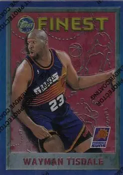 1995-96 Finest #165 - Wayman Tisdale - Phoenix Suns - Front