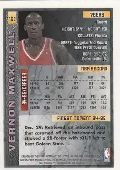 Back of Vernon Maxwell