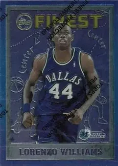 1995-96 Finest #171 - Lorenzo Williams - Dallas Mavericks
