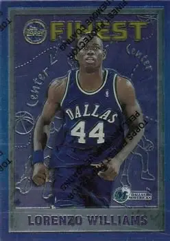1995-96 Finest #171 - Lorenzo Williams - Dallas Mavericks - Front