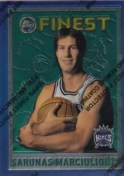 1995-96 Finest #173 Šarūnas Marčiulionis