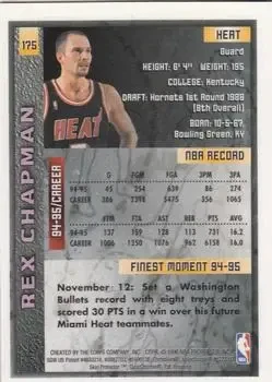 Back of Rex Chapman