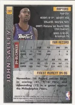 Back of John Salley
