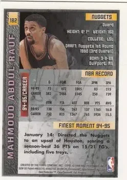 Back of Mahmoud Abdul-Rauf