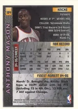 Back of Anthony Mason