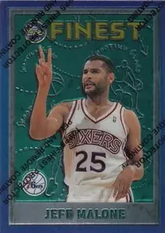 1995-96 Finest #186 - Jeff Malone - Philadelphia 76ers