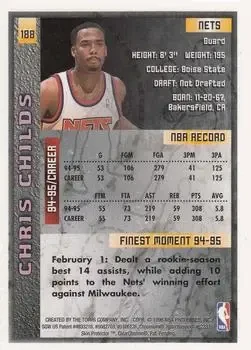 Back of Chris Childs