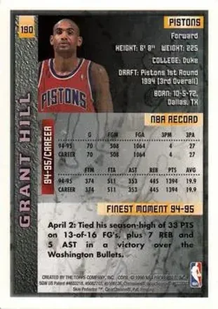 Grant Hill back