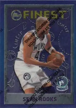 1995-96 Finest #192 - Sean Rooks - Minnesota Timberwolves - Front 1995-96 Finest #192 - Sean Rooks - Minnesota Timberwolves - Front