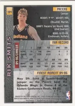 Back of Rik Smits