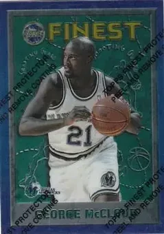 1995-96 Finest #201 - George McCloud - Dallas Mavericks