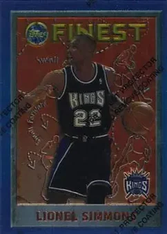 1995-96 Finest #203 - Lionel Simmons - Sacramento Kings