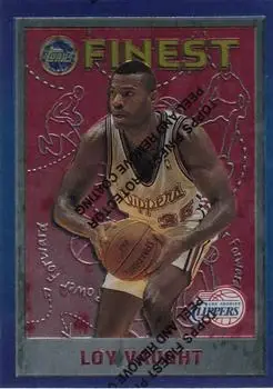 1995-96 Finest #204 - Loy Vaught - Los Angeles Clippers - Front 1995-96 Finest #204 - Loy Vaught - Los Angeles Clippers - Front