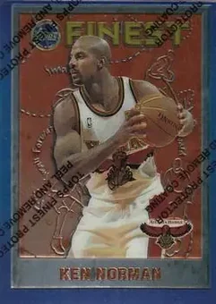 1995-96 Finest #210 - Ken Norman - Atlanta Hawks