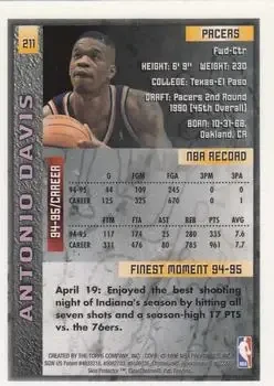 Back of Antonio Davis