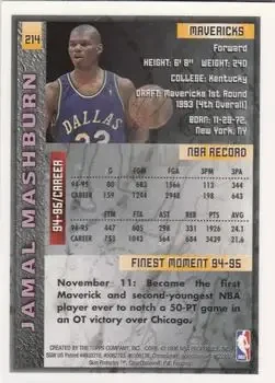 Back of Jamal Mashburn